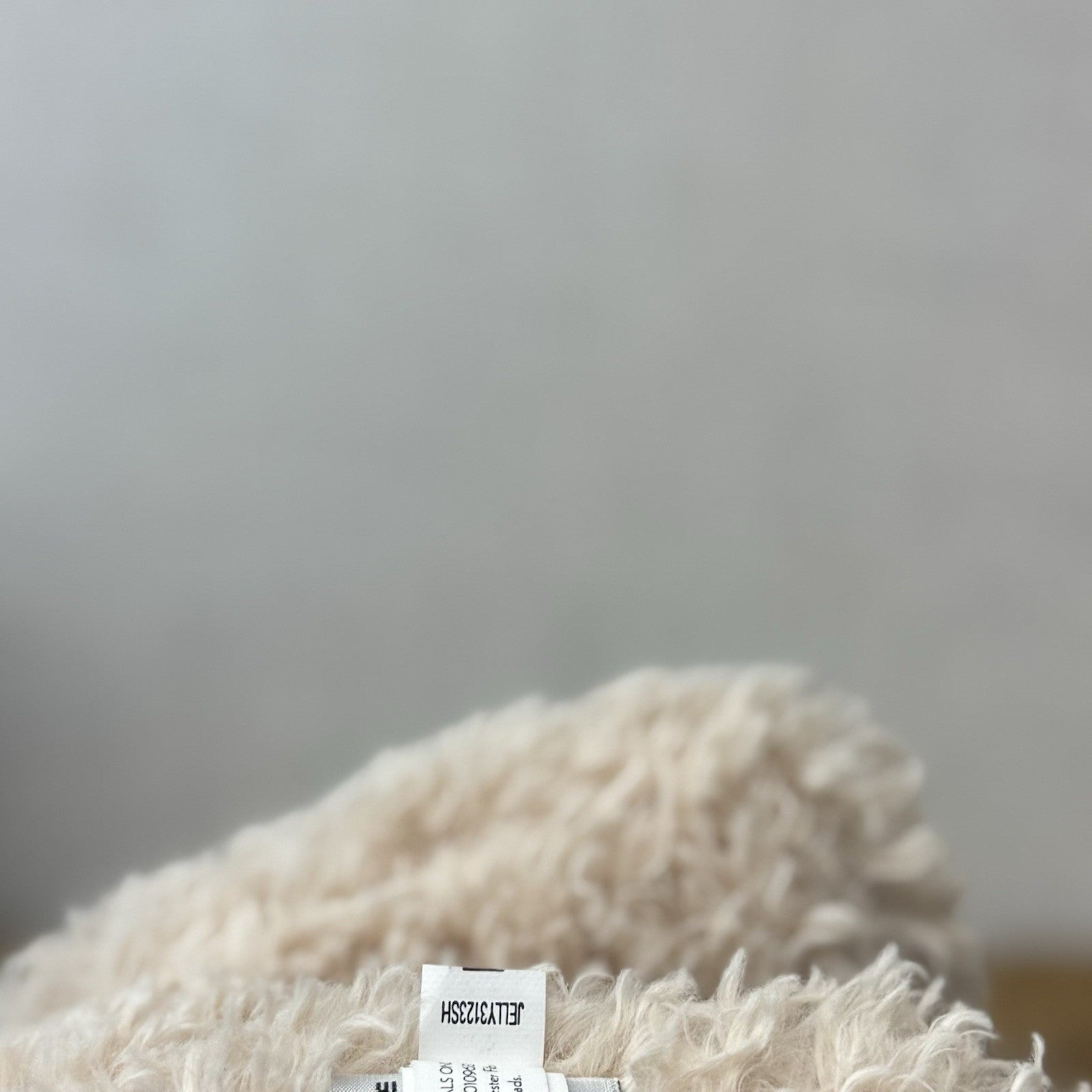 Jellycat Small Biscuit Bear - Curly Off White Small Beanie Bear Retired (#2)