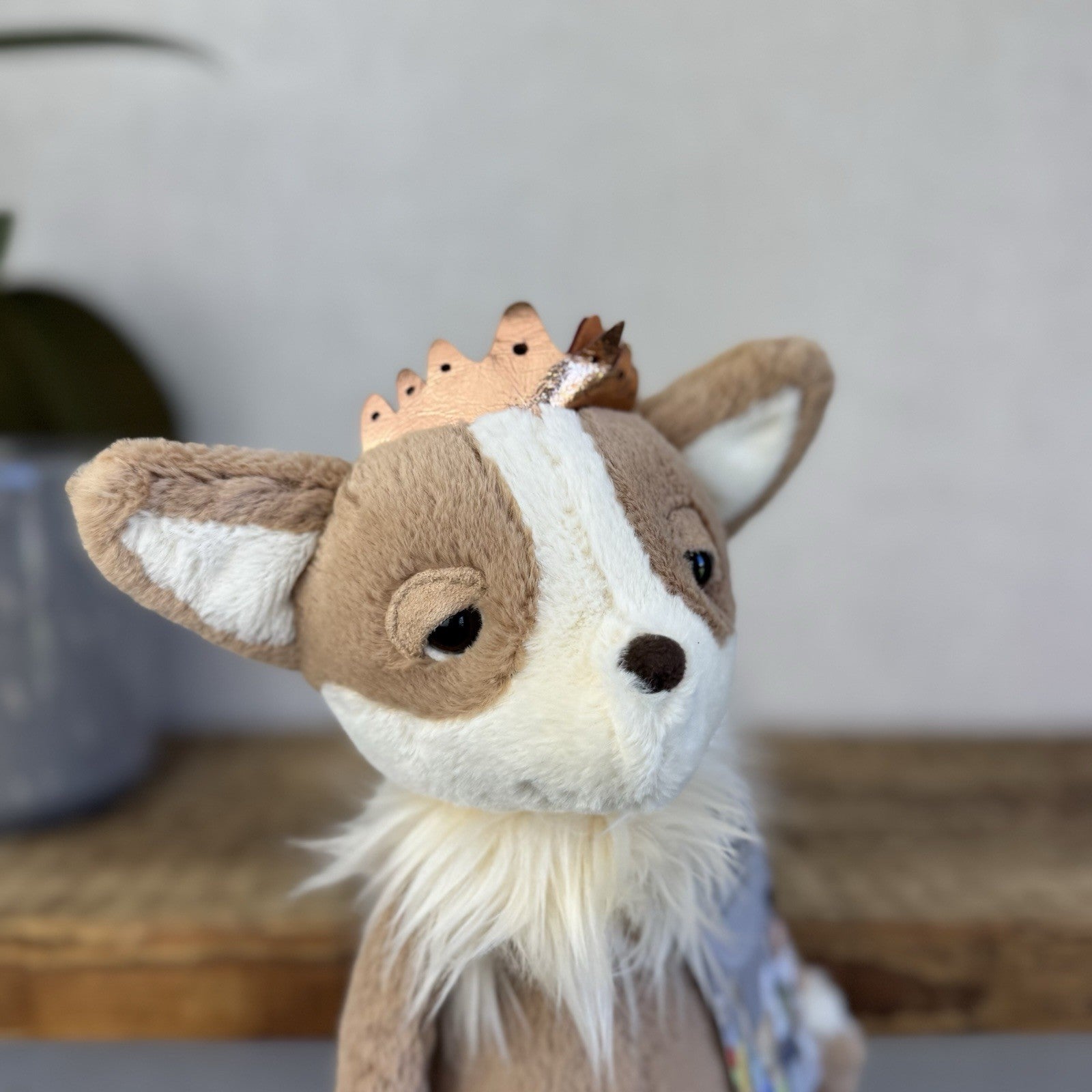 Jellycat Princess Chihuahua - Tan/Cream Soft Toy Dog Beanie Girls Plush 12"