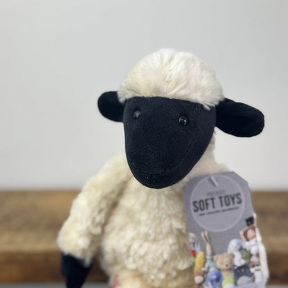 Jellycat Small Pickles Black Faced Lamb - Vintage Beanie Lamb Soft Toy NWOT 