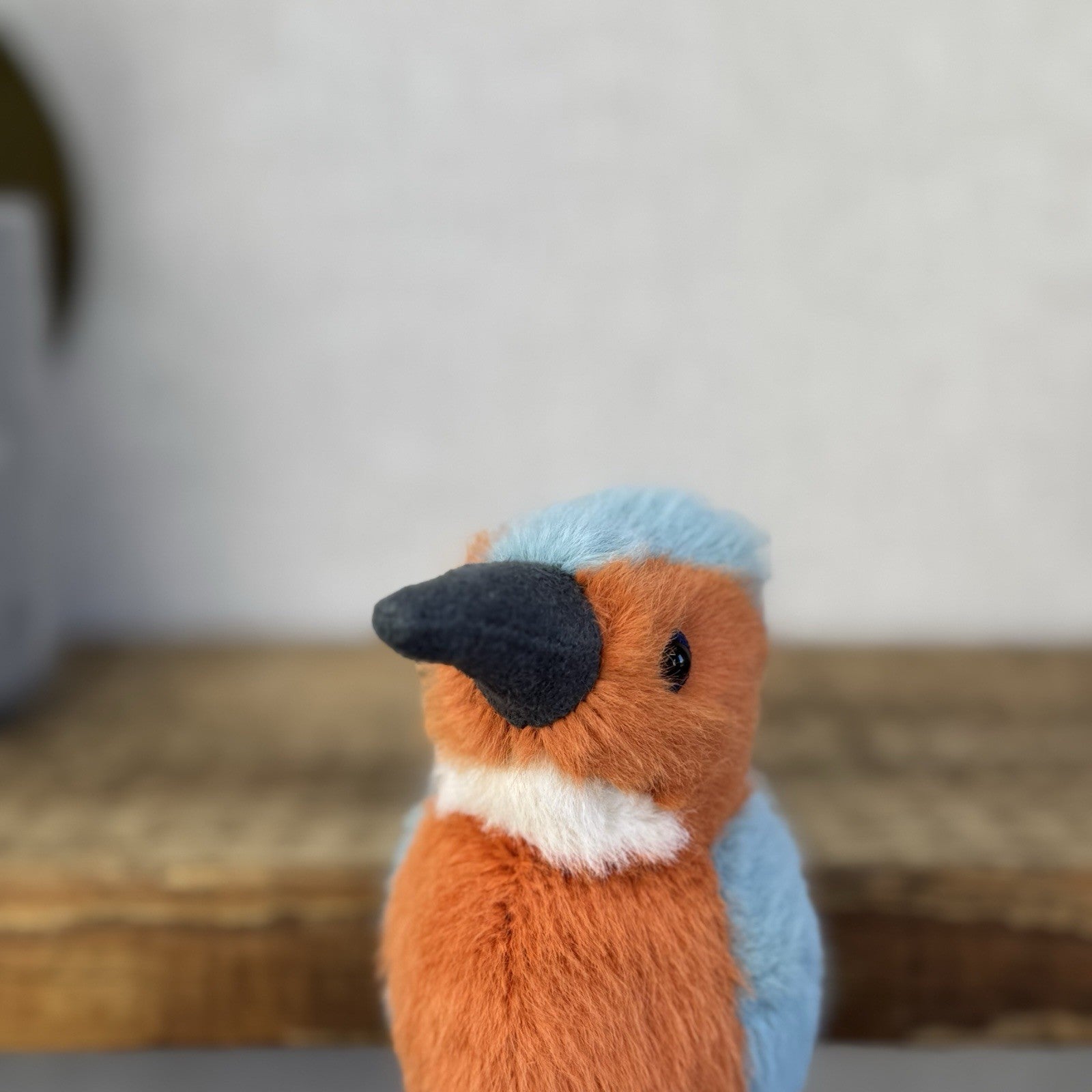 Jellycat Birdling Kingfisher - Small Fluffy Beanie Bird Plush Pocket Pal Tags 5"