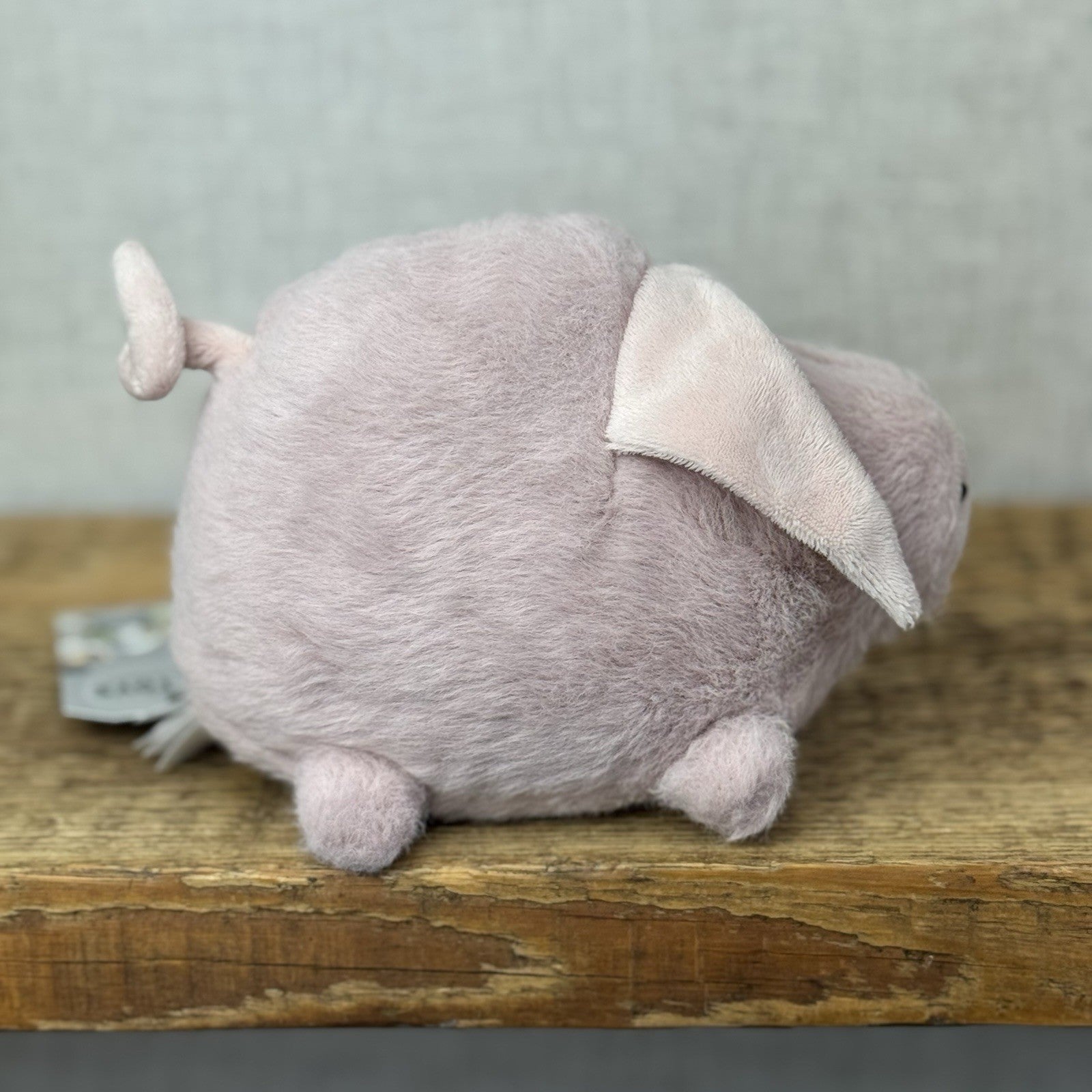 Jellycat Pig Pink Higgledy Piggledy Pig - Full Pink Rare Fluffy Pig 6"