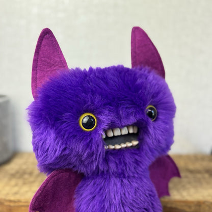 Fuggler Purple Fluffy Bat Fuggler New Condition - Count Fuggula Bat Rare 