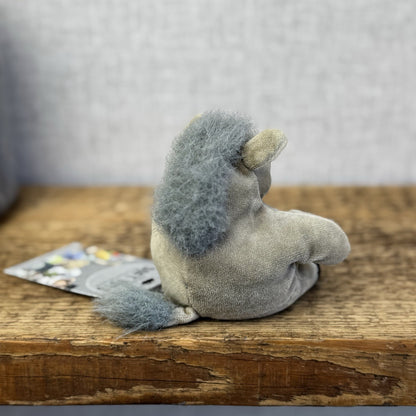 Manhattan Toy Company Farmyard Donkey Beanie Mini Vintage Donkey (Old Jellycat)