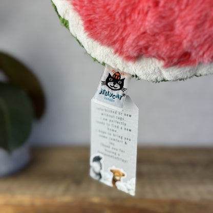 Jellycat Medium Amuseable Watermelon Slice - Fluffy Melon Soft Toy 11”