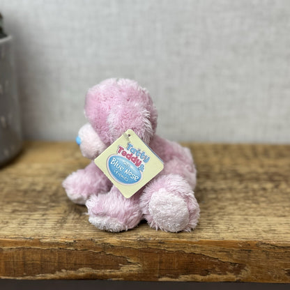 Blue Nose Friends - Tatty Puppy - Pink Fluffy Puppy Retired New With Tags 5"