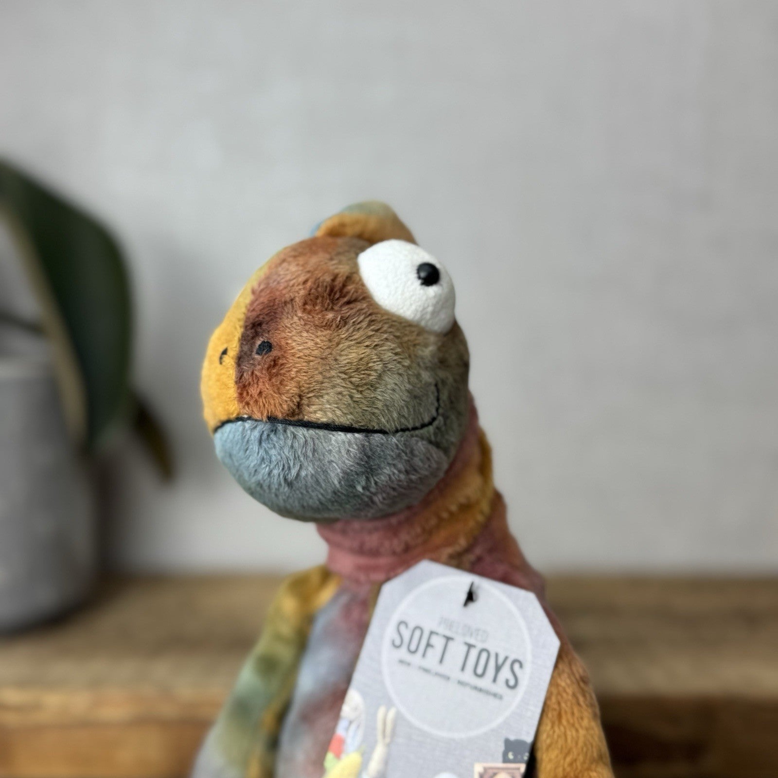Jellycat Colin Chameleon - Jellycat Multicoloured Lizard Soft Toy - Medium 12"