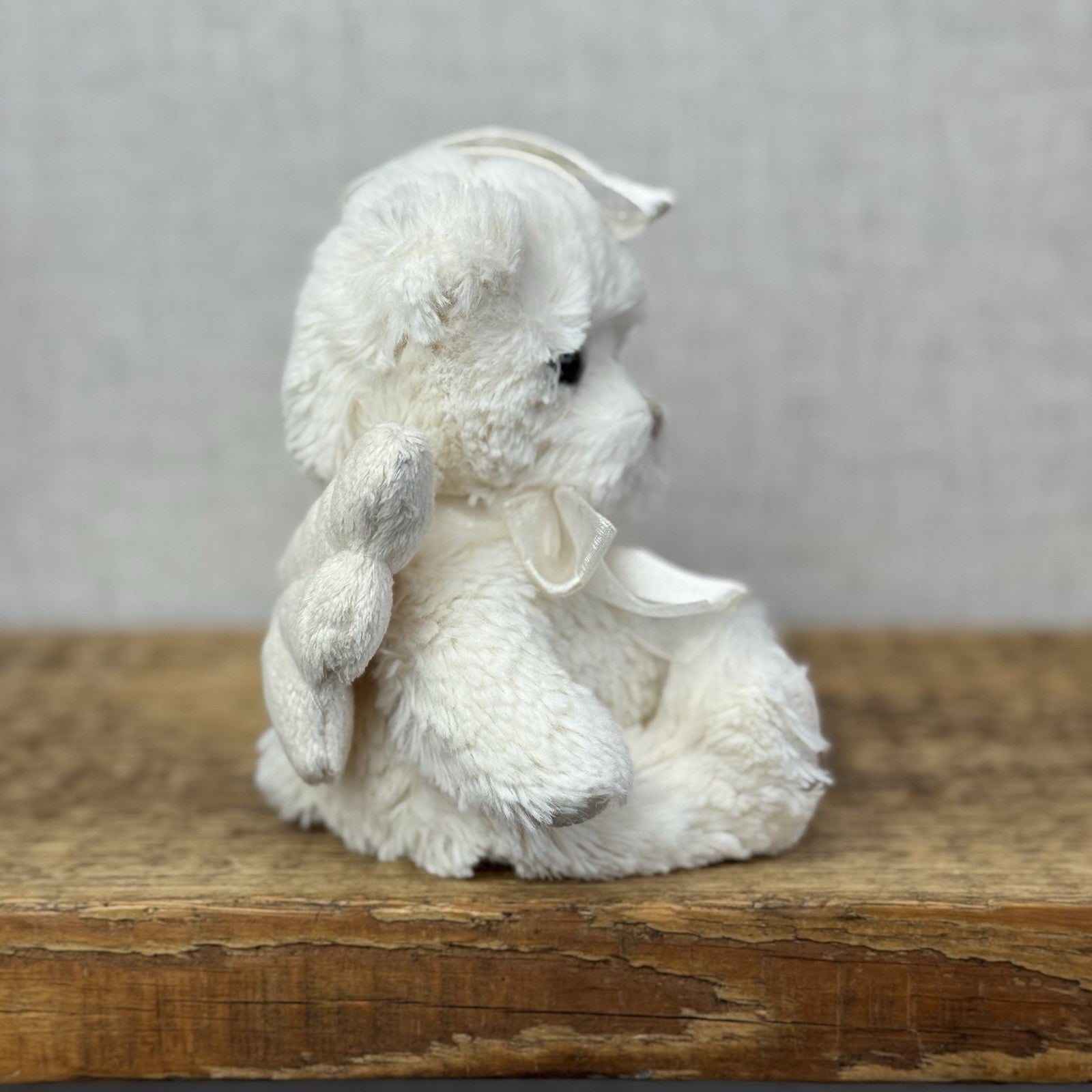 Bukowski Bears Angel Baby Bear White Hanging Bear Beanie Mini Angel Dillon 7"
