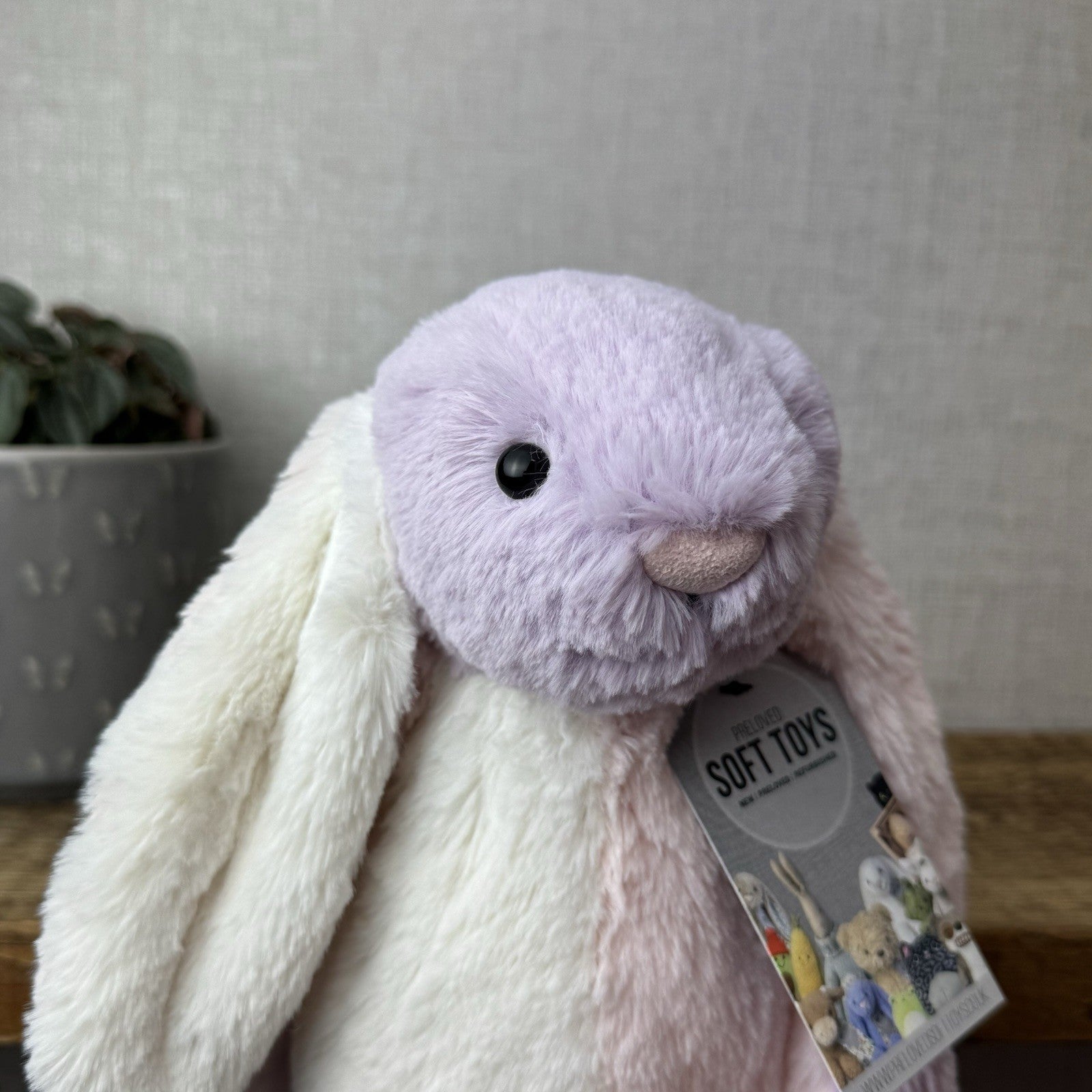 Jellycat Medium Bashful Honey “Blossom” - Rare Medium Honey With Custom Ears 12”
