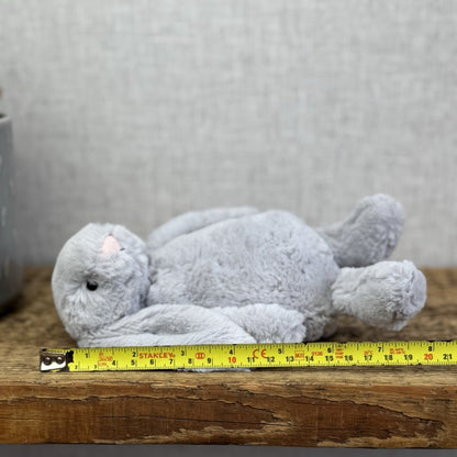 Jellycat Small Silver Rabbit Bunny - Small Grey Bunny White Tail With Tags 8”