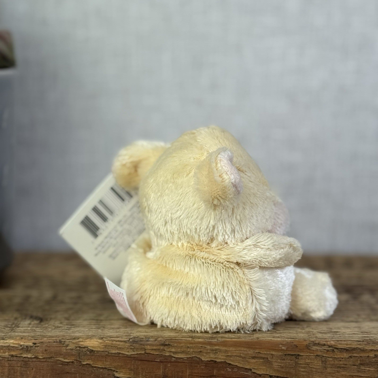 Russ Berrie Luvvies - Lamb/sheep Small Pudding Beanbag Soft Toy With Tags 5”