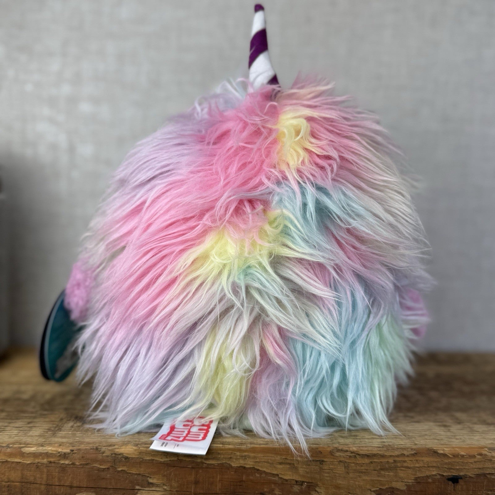 Russ Chloe The Cotton Candy BumBumz Plush Toy - Cotton Candy Plush Beanie 8" NWT