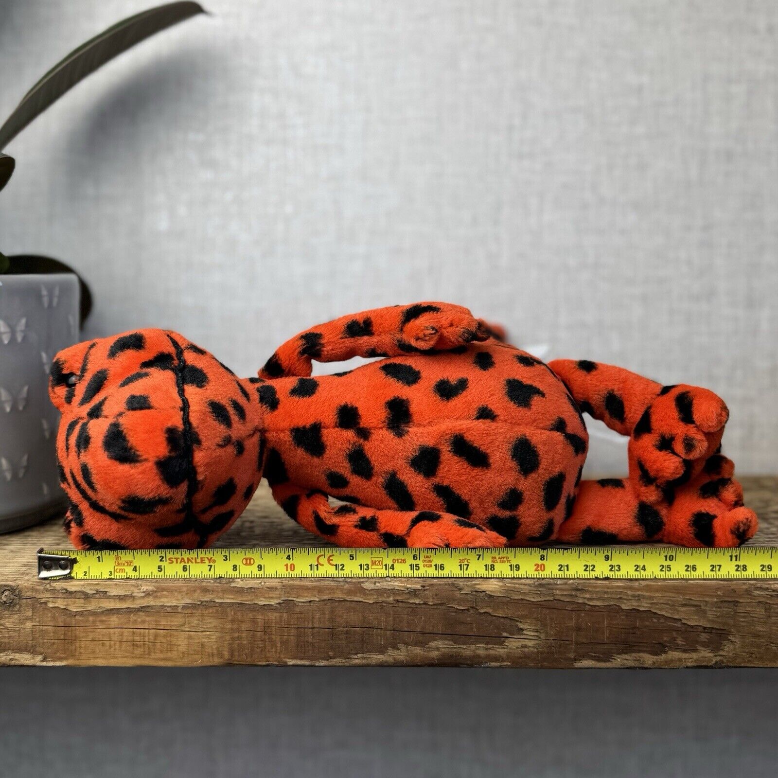 Jellycat Syd Salamander - Red Spotty Lizard New With Tags Medium 12"