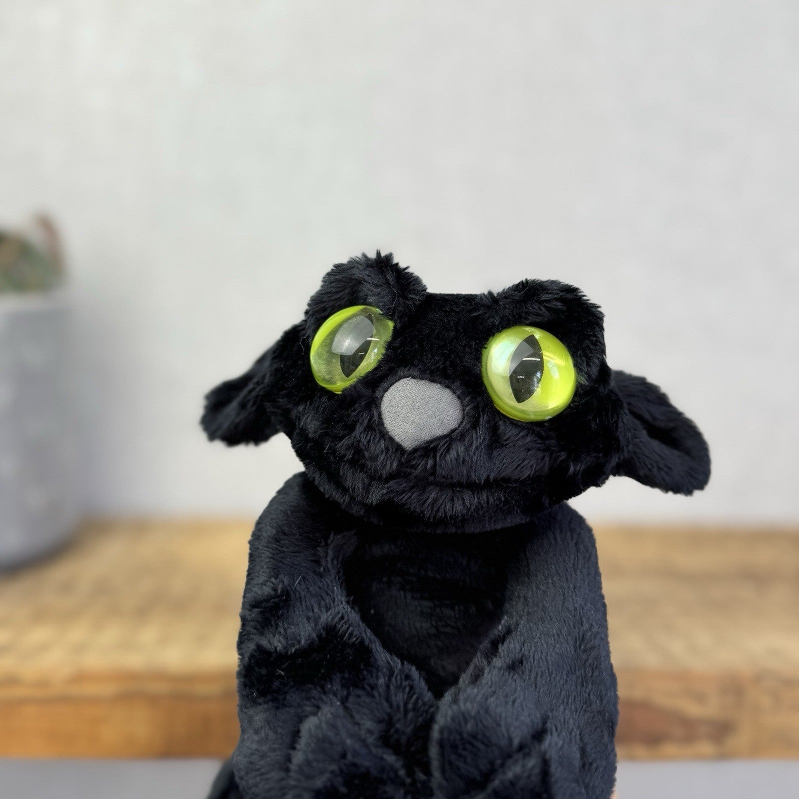 Manhattan Toy Lanky Cats Ziggy - Black Floppy Kitten Soft Toy With Tags 13”