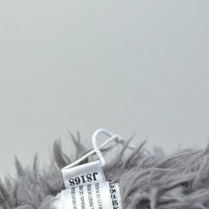 Jellycat Curvie Hippo - Grey Fluffy Beanie Chunky Hippo Plush Retired 9"