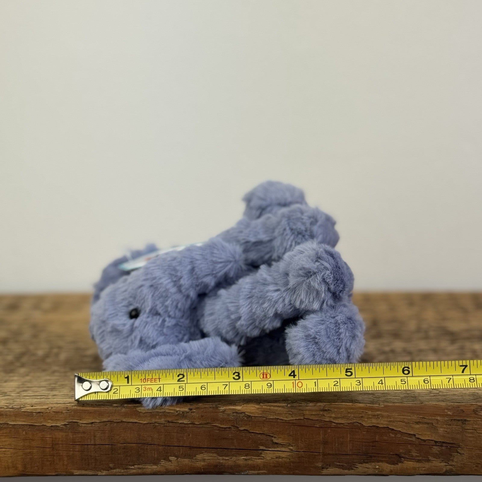 Jellycat Tiny Fuddlewuddle Elephant - Blue Soft Toy Retired Beanie New With Tags