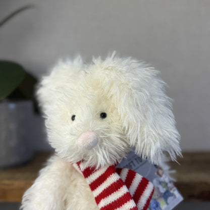 Laura Ashley Angora Bunny - Angora Bunny In Red Scarf - Jellycat Collaboration