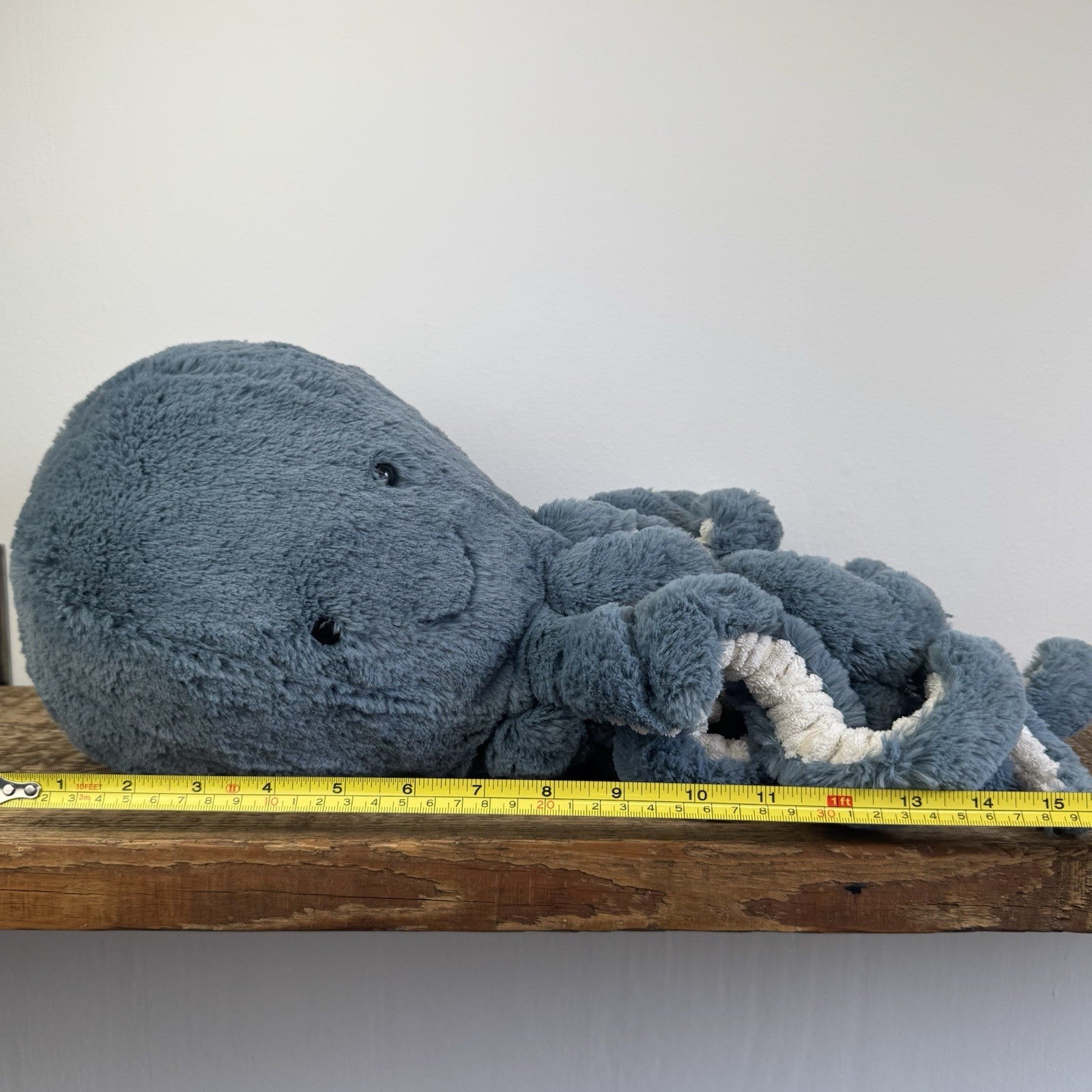 Jellycat Large Storm Octopus - Navy Large Octopus Beanie Retired Blue 20”