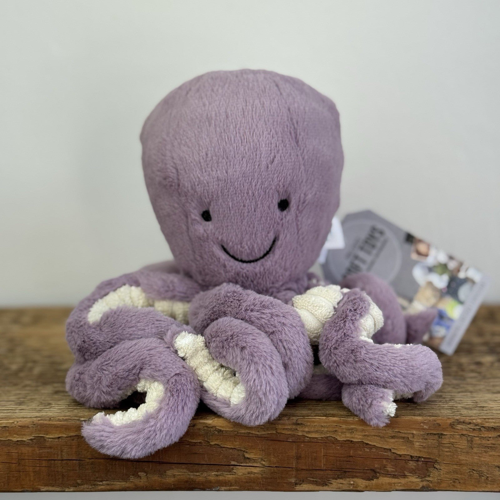 Jellycat Little Maya Octopus - Purple Octopus Beanie Super Soft 6” NWOT