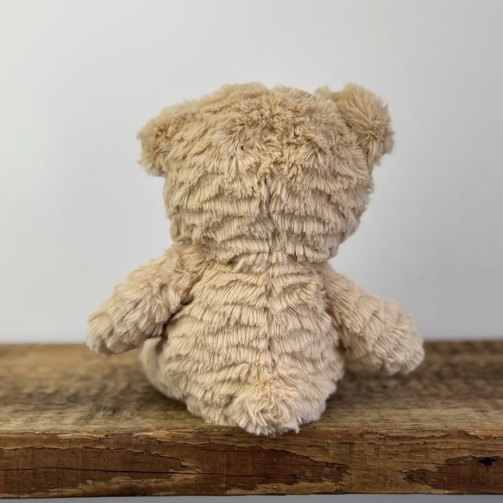 Jellycat Squishu Bear - Small Texture Bear Soft Toy Honey/Brown Retired Rare 10”