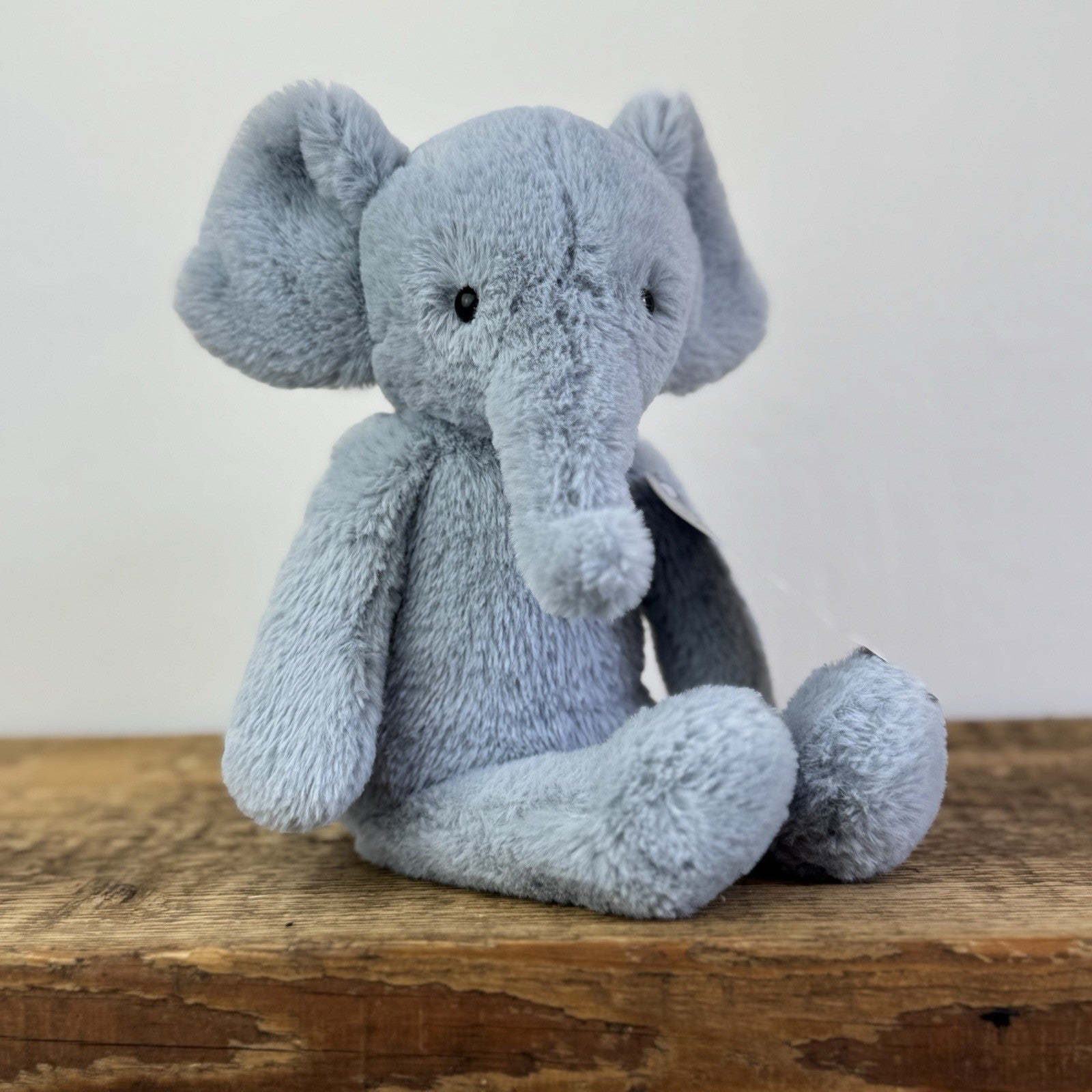 Jellycat Small Bobbie Elephant - Snugglet Baby Blue Super Soft Elephant 11”