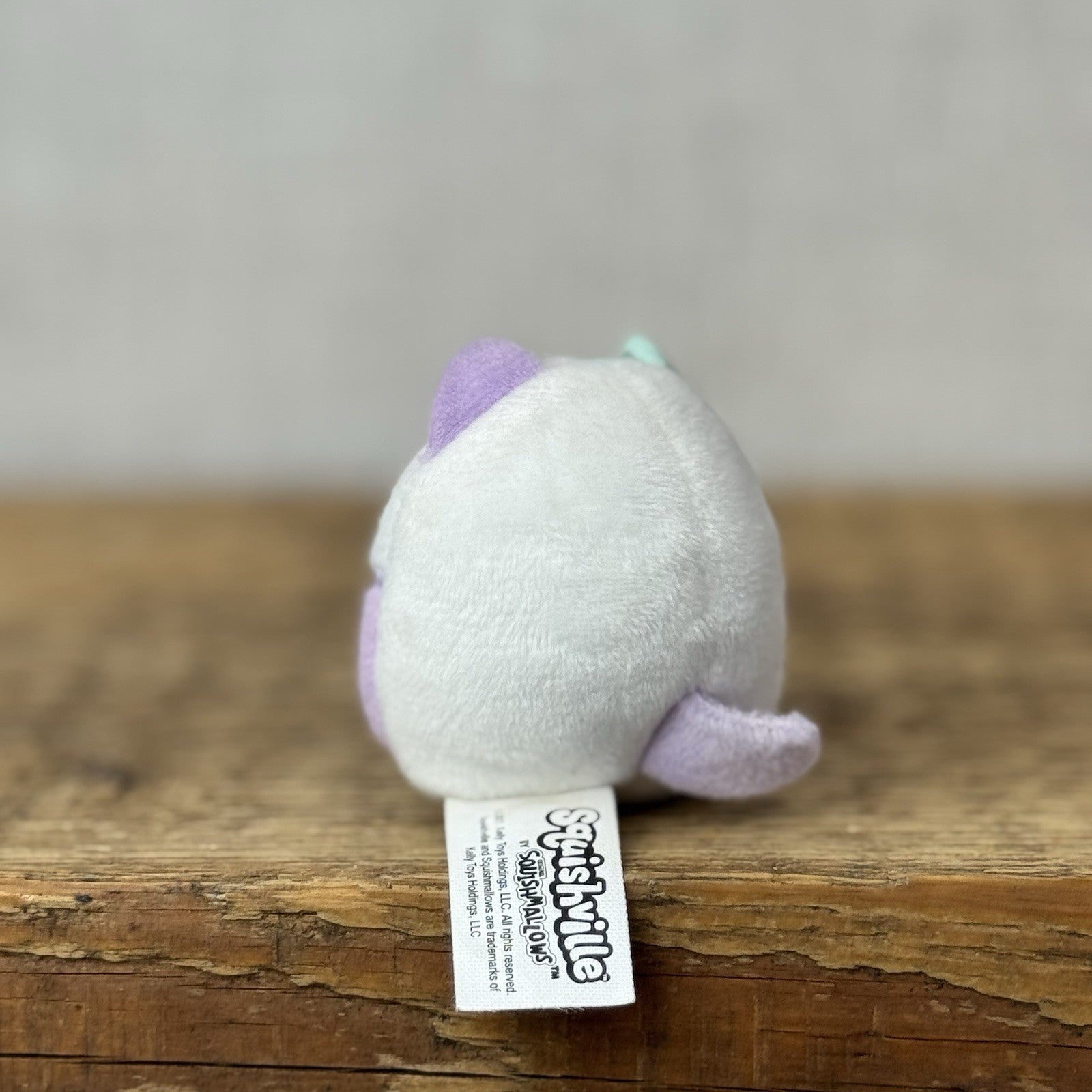 Squishmallow Squishville -Calico Cat Cora Purple/Mint (Multi Buy Discount)