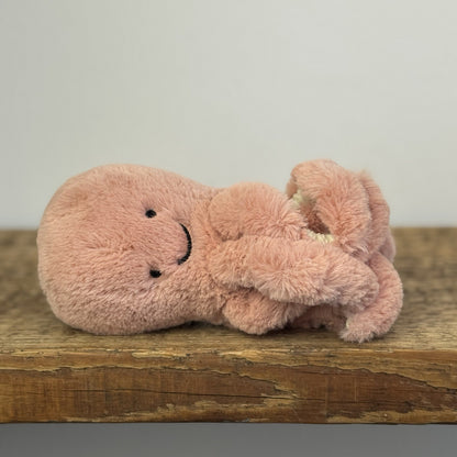 Jellycat Baby Odelle Octopus - Tiny Pink Octopus Plush Retired Sea Creature 5"