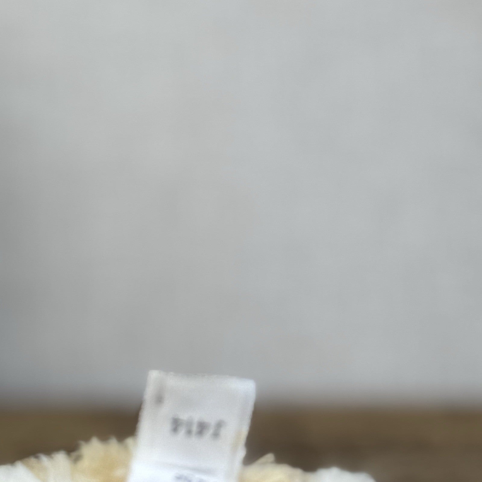 Jellycat Furry Curlikitty Natural/Beige - Tiny Cat Fluffy Vintage Beanie 4”