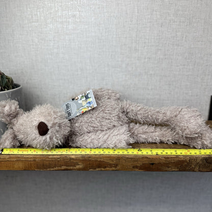 Jellycat Large Scamp Pup - Curly Beige Terrier Soft Toy Beanie Vintage 18"