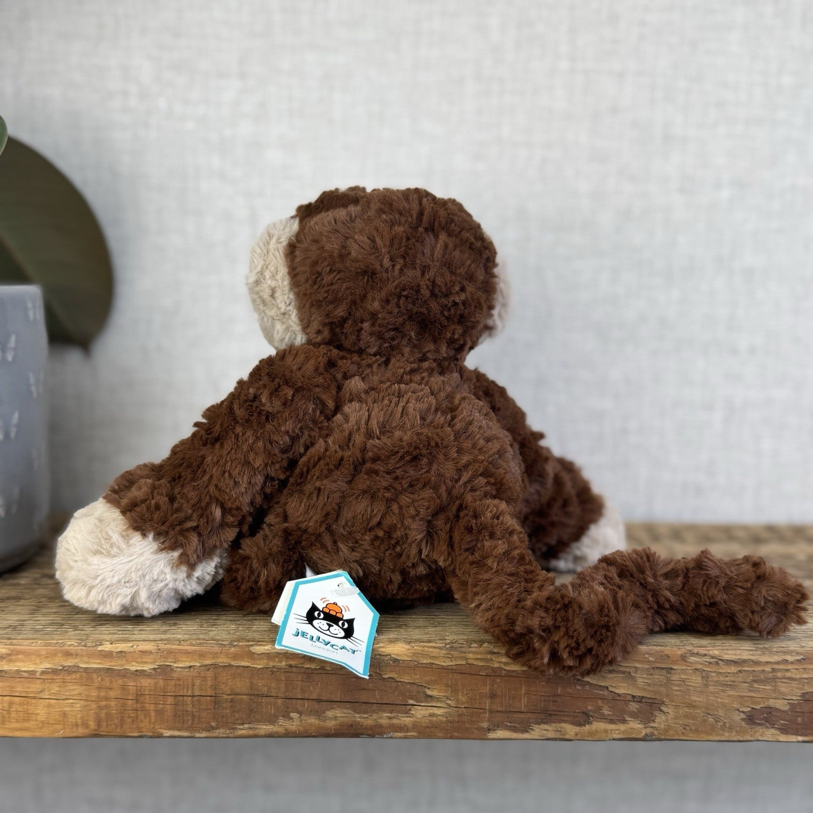 Jellycat Small Rollo Monkey - Retired Monkey Collectible Beanie Plush Toy 9"