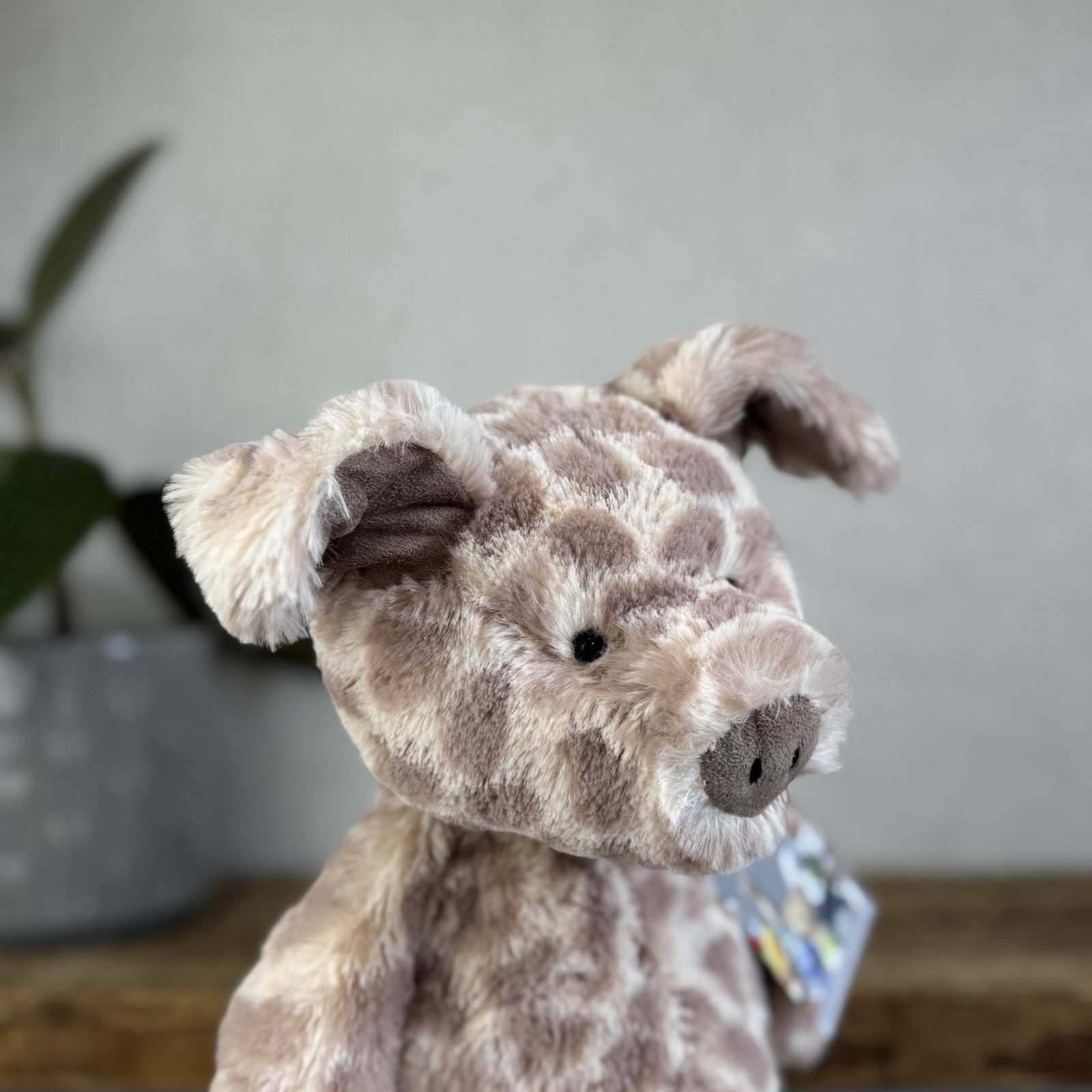 Jellycat Dapple Pig - Medium Pig Beanie Soft Pink Spotty Plush Retired Rare 14"
