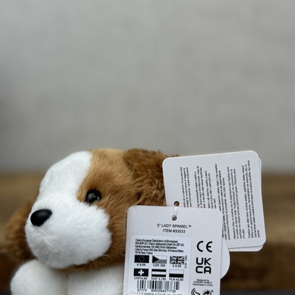 Aurora Lady Spaniel - Mini Spaniel Dog Plush Toy - Palm Pals Mini Beanbag Plush