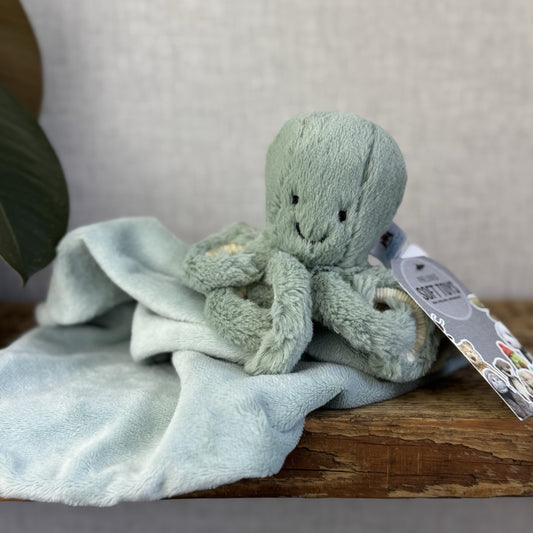 Jellycat Odyssey Octopus Soother - Blue Comforter Green Octopus Comforter (#2)