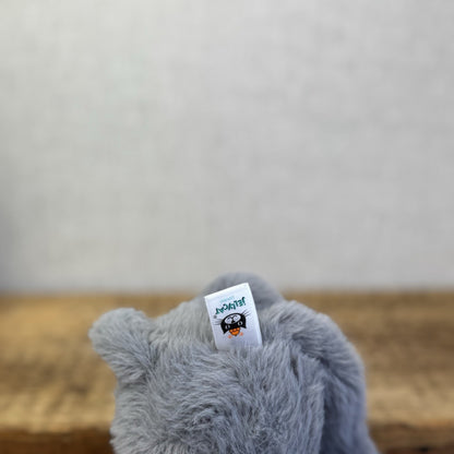 Jellycat Sweetie Kitten - Small Fluffy Light Grey Beanie Kitten (repaired)