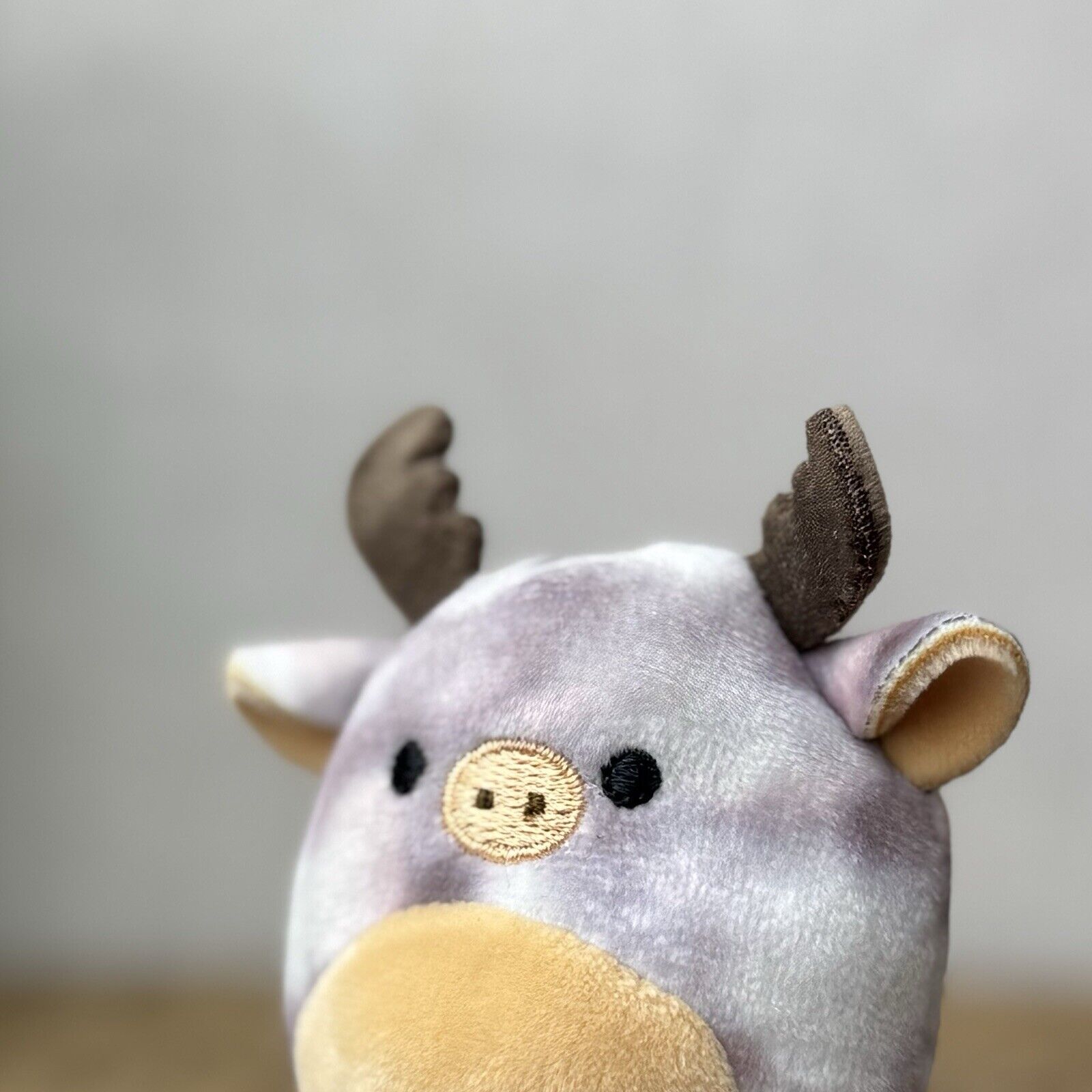 Squishmallow Squishville - Gregor The Moose - Tie Dye Moose Deer Soft Toy 2"