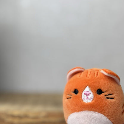 Squishmallow Squishville - Tiny Orange Cat - Gigi Tiny Squishville Cat 2 Inch