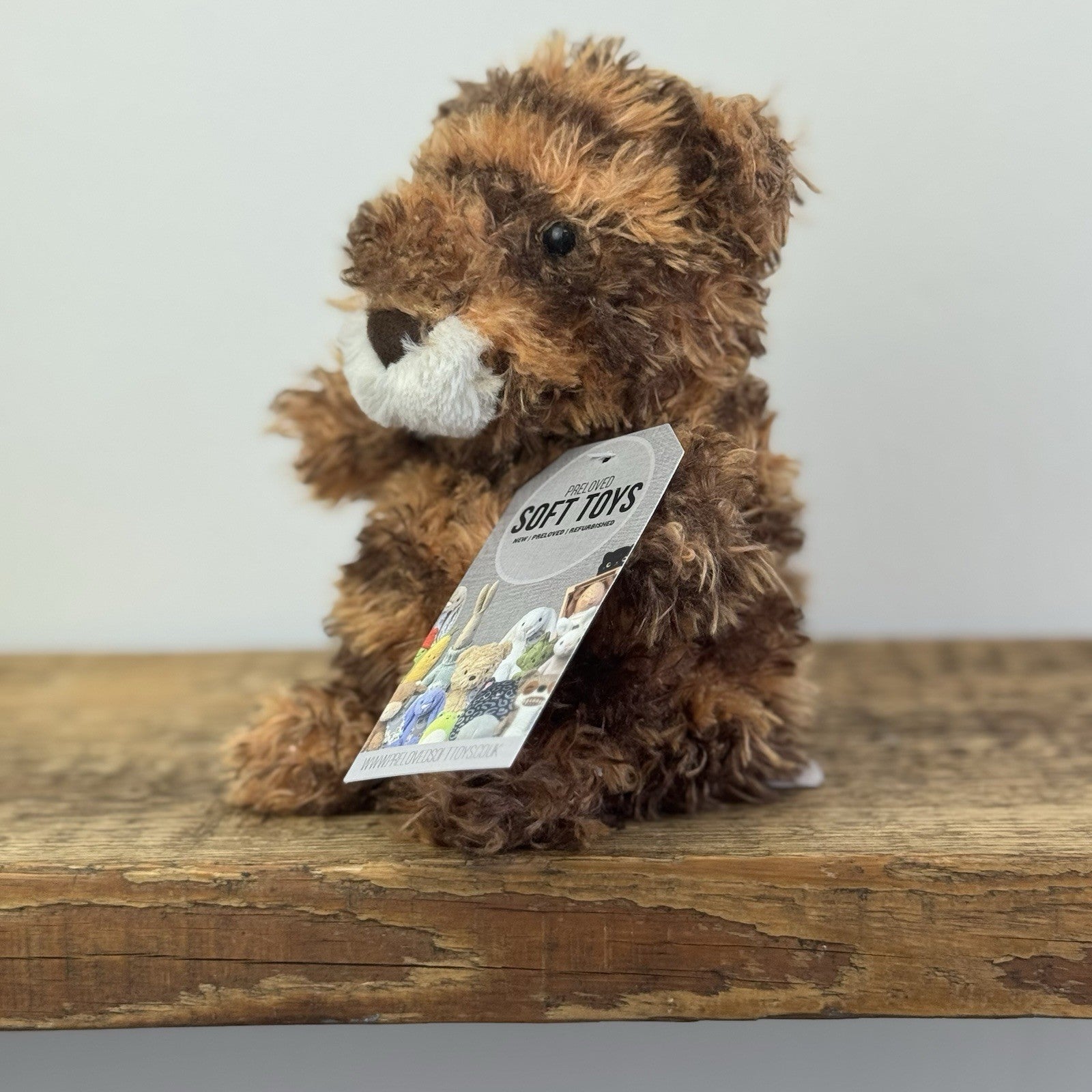 Jellycat Little Tiger - Small Retired Sitting Beanie Tiger Plush 7"