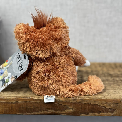 Jellycat Fred The Alley Cat - Vintage Ginger Scruffy Cat Soft Toy Collectible 8"