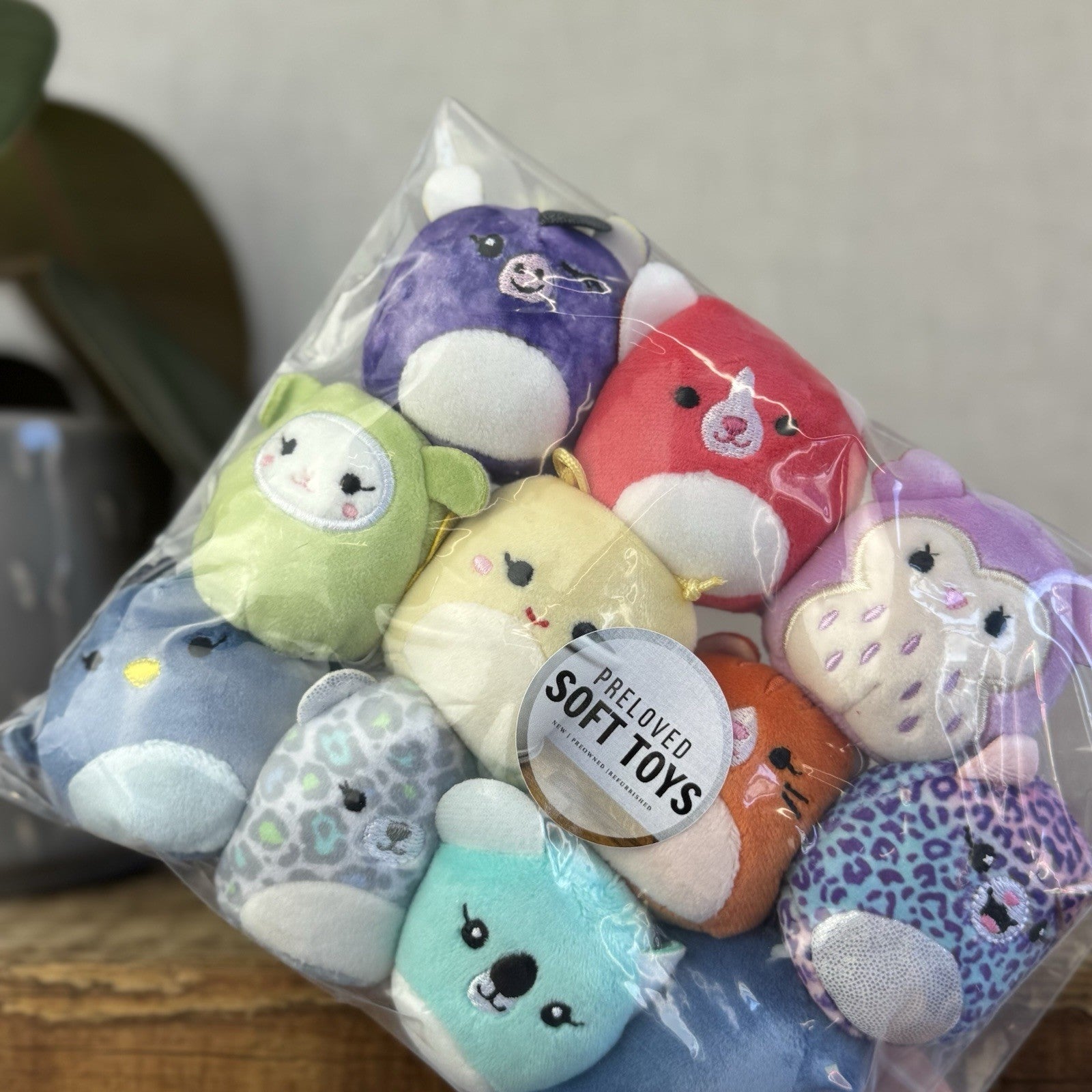 Squishmallow Squishville Bundle x12 - Mixed Bundle Tiny Squishmallow 2" Bright