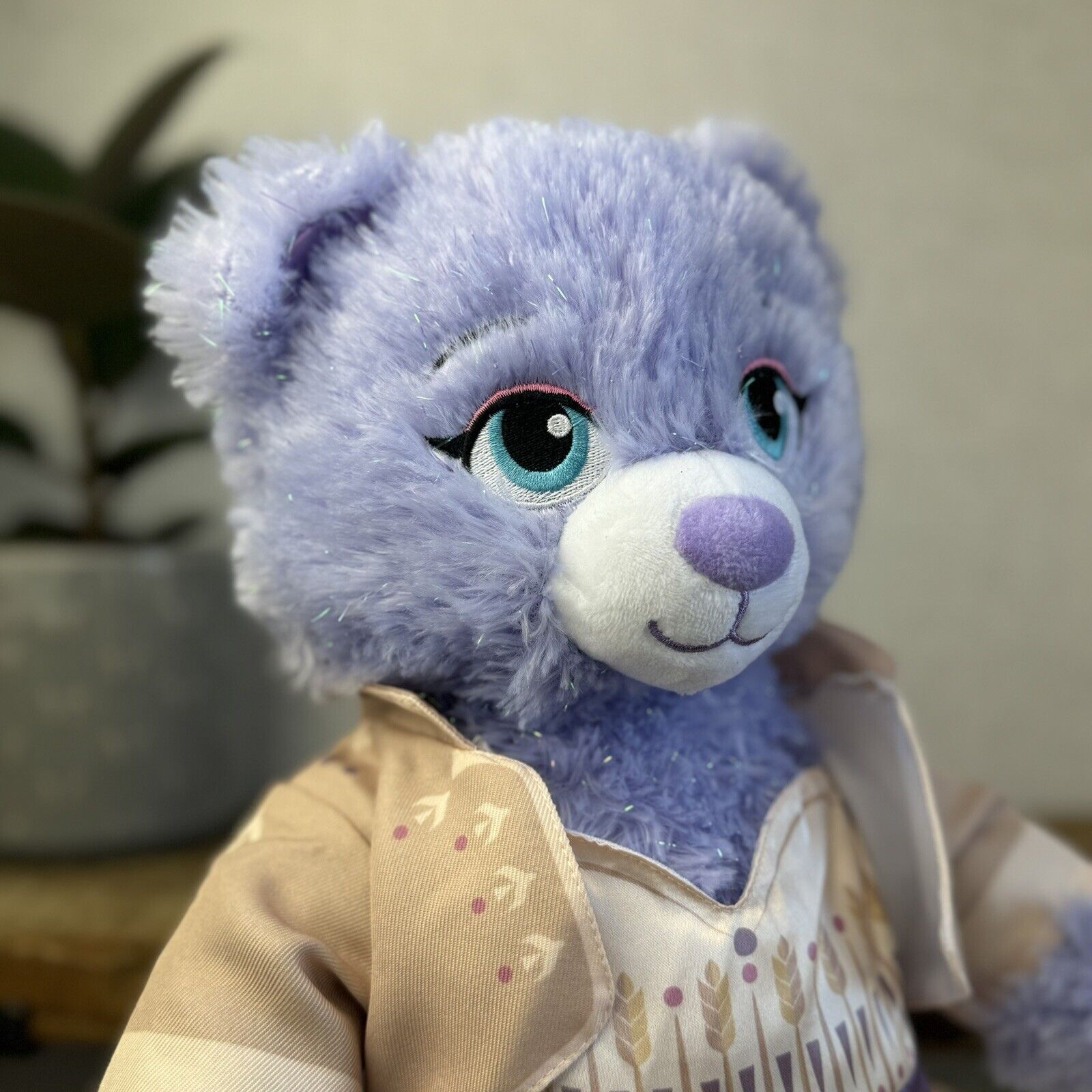 Build a Bear Disney Frozen - Anna Purple Sparkle 16" - Retired 2019 New With Tag