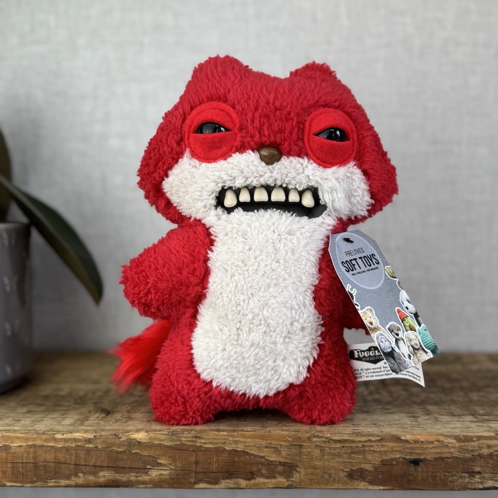 Fuggler Funny Ugly Monster Sketchy Squirrel Red Snuggler Cute Ugly Monster Rare