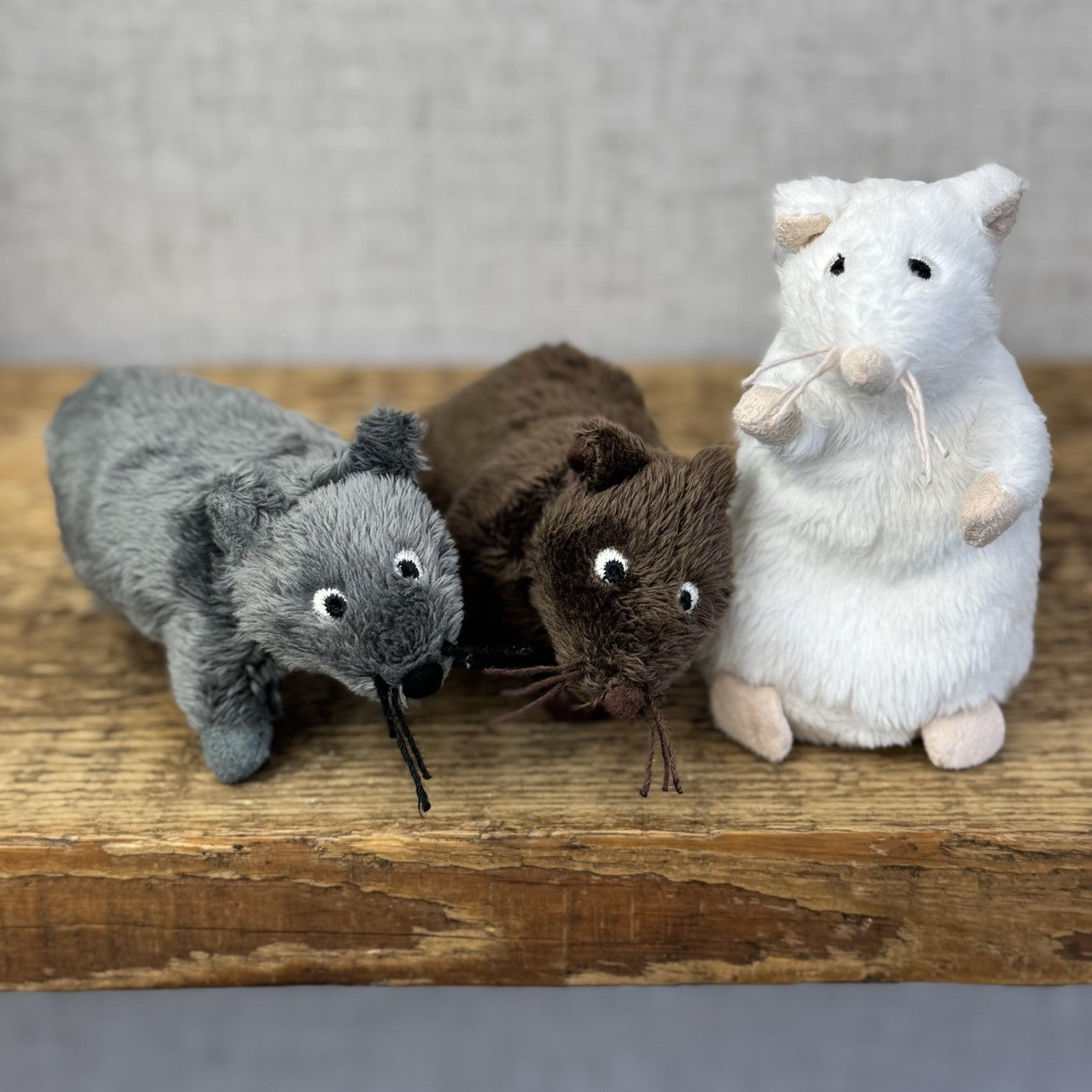 Ikea Gosig Mus Plush Mouse - Small Grey Mouse Soft Toy Discontinued Plush 4"