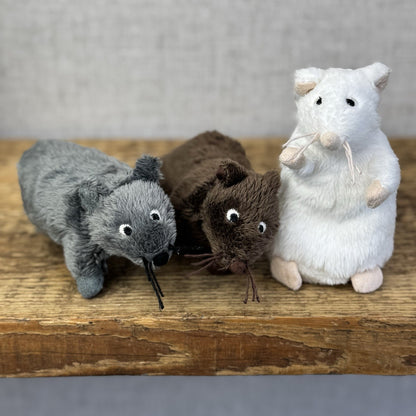 Ikea Gosig Mus Plush Mouse - Small Grey Mouse Soft Toy Discontinued Plush 4"
