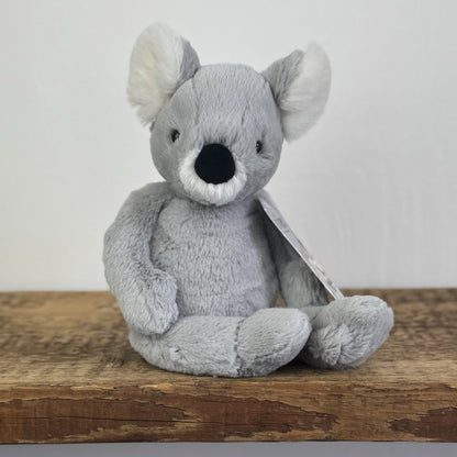 Jellycat Small Benji Koala - Small Super Soft Grey Koala Beanie Retired 11"
