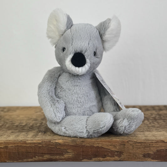 Jellycat Small Benji Koala - Small Super Soft Grey Koala Beanie Retired 11"