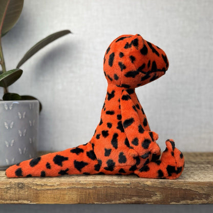 Jellycat Syd Salamander - Red Spotty Lizard New With Tags Medium 12"