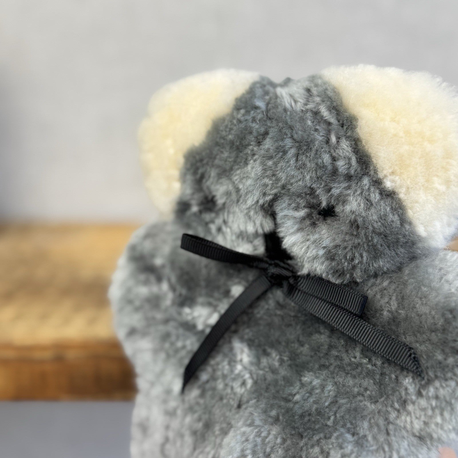 Flat Out Australia Koala Flat Teddy Bear Sheep Fur Baby Teddy Comforter Lovey 8”