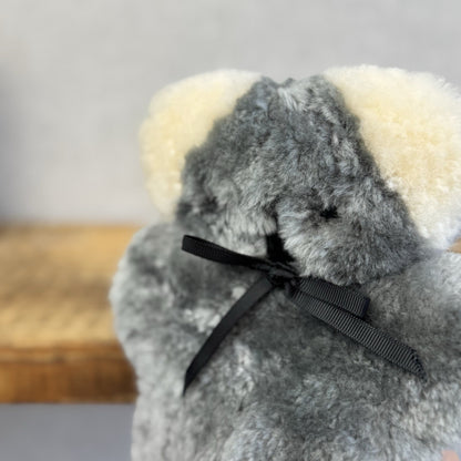Flat Out Australia Koala Flat Teddy Bear Sheep Fur Baby Teddy Comforter Lovey 8”