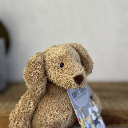Jellycat Lil Slackajack Pup - Baby Slackajack Puppy Dog Tiny Brown Mini Dog 8”