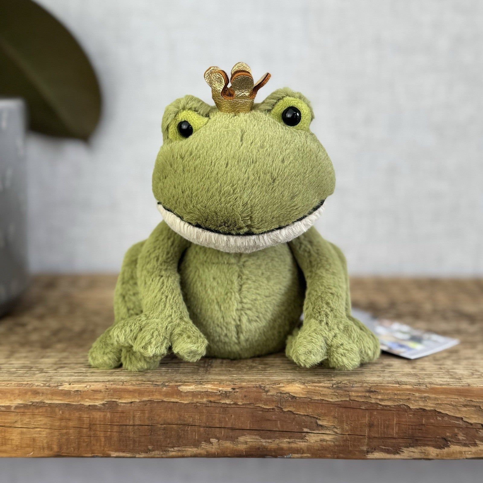 Jellycat Small Felipe Frog Prince - Little Frog In Crown - Jellycat Frog Small