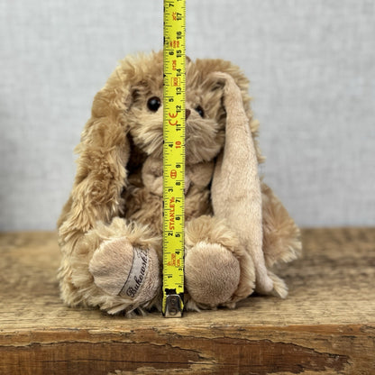 Bukowski Vintage Retired Small Beanie Long Eared Bunny Rabbit Honey Brown 8"